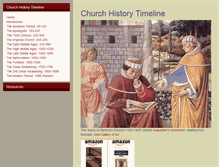 Tablet Screenshot of churchtimeline.com